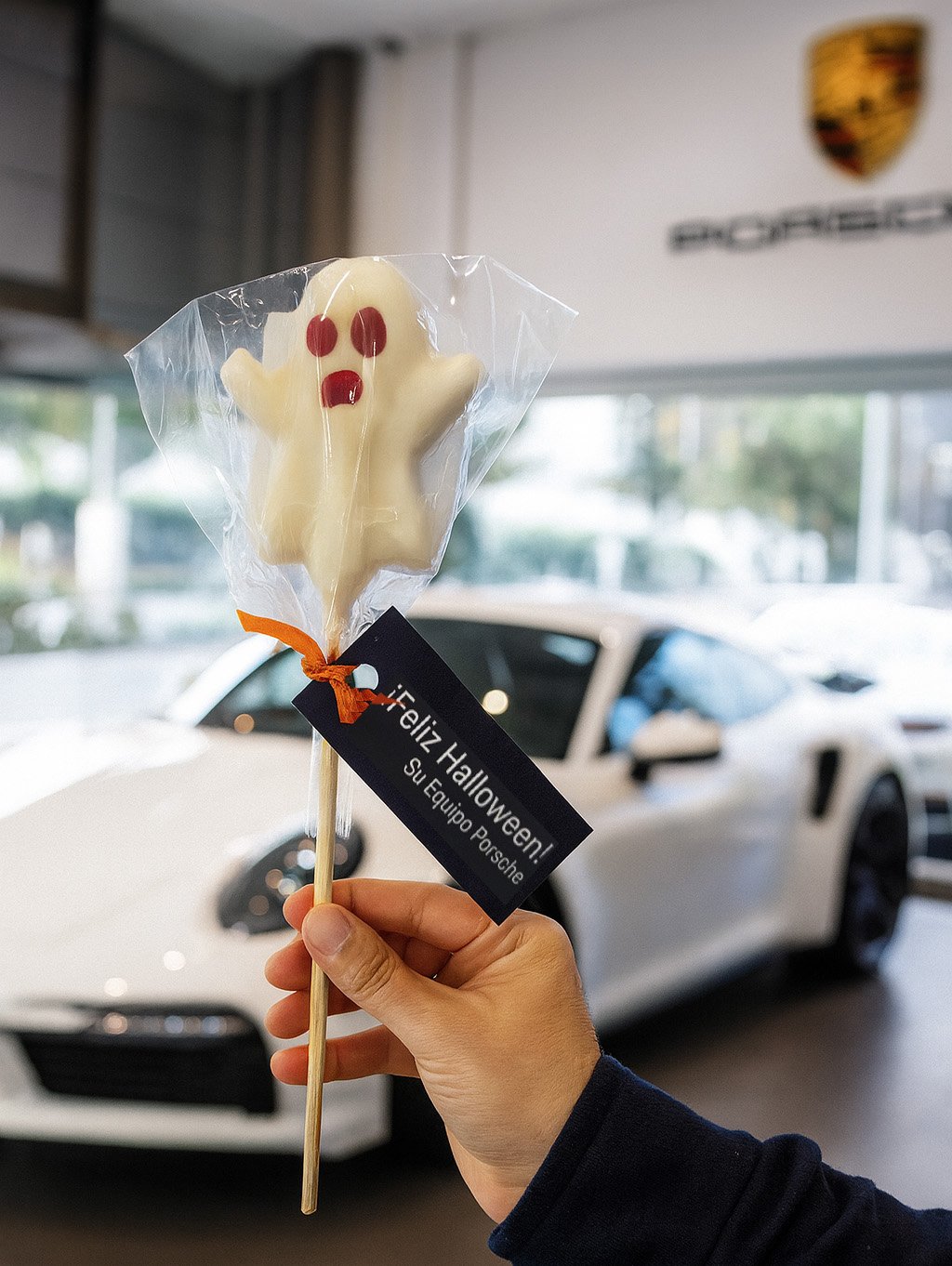 Piruleta de Chocolate de Halloween personalizada